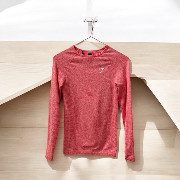 Gymshark Tops - Gymshark Women’s Orange Long Sleeve Performance Shirt! XS